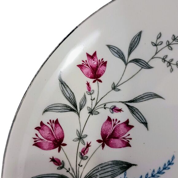 Royal Monarch China Fern Valley 6.5" Dessert Plate Holland MCM VNTG Replacement - Picture 2 of 16